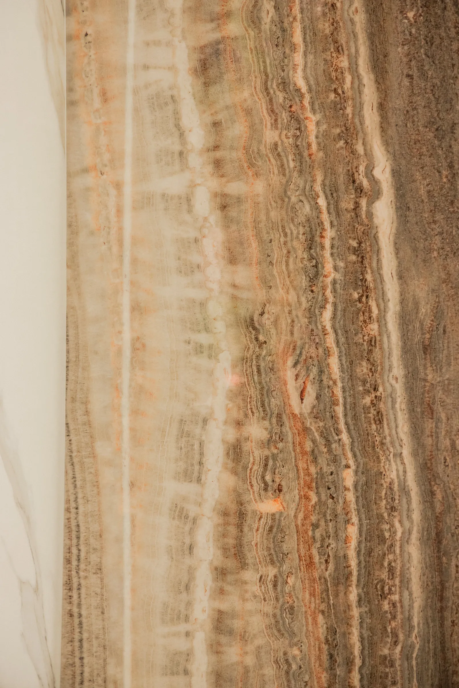 Textura de piedra en el baño